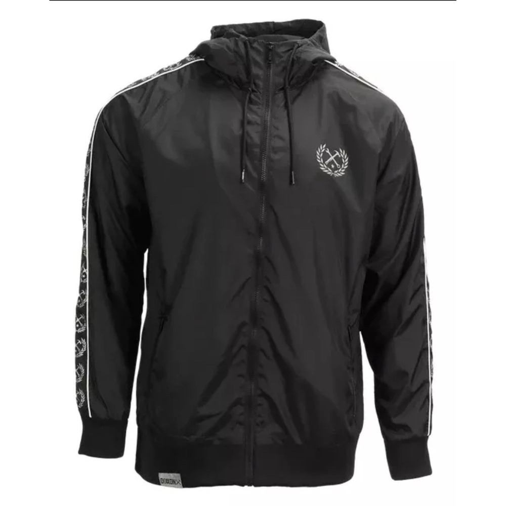 Dixxon Flannel Company Hooded Waterfront D-Tech Windbreaker Jacket Me S 4X XXXXL